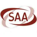 SAA certification logo for Aosmay LED bathroom mirrors, confirming compliance with Australian safety standards for reliable bathroom lighting solutions.