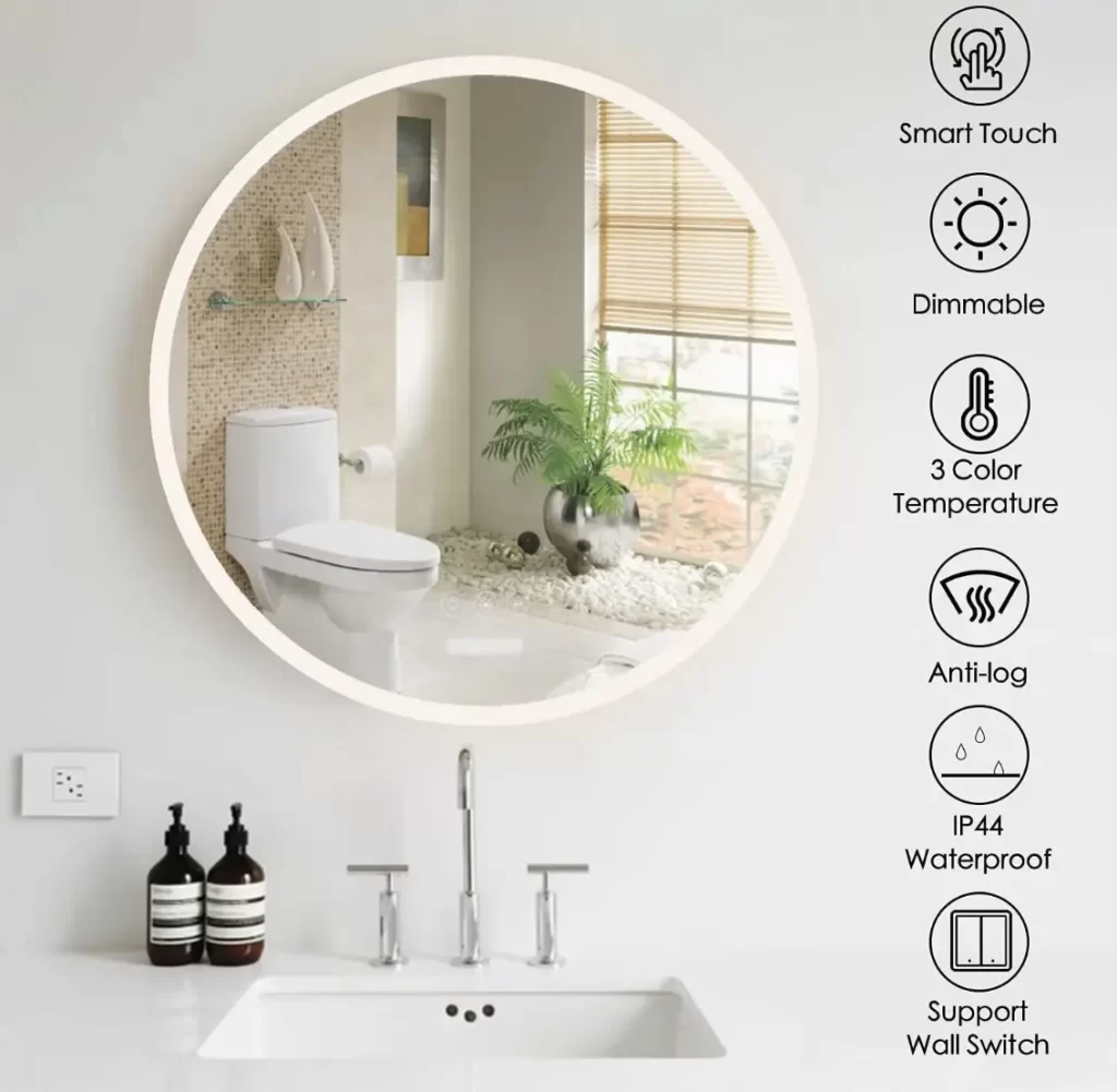 Smart mirrors not only make the space more modern, but also allow users to enjoy a more convenient experience.